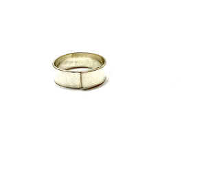 SILVER BAND ADJUSTABLE RING