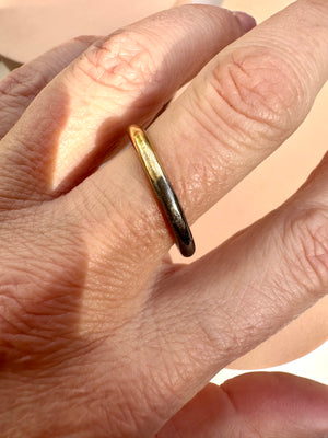 BLACK + GOLD MERGE RING