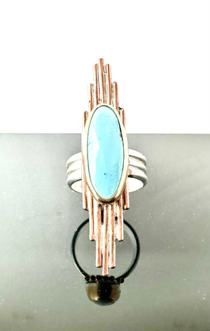 STARDUST GOLDEN HILL TURQUOISE RING