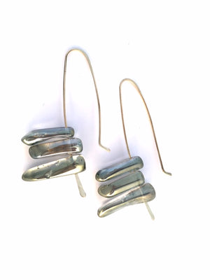 Shiny Holiday Jewelry Titanium Treated Metallic Earrings Union Studio Metals
