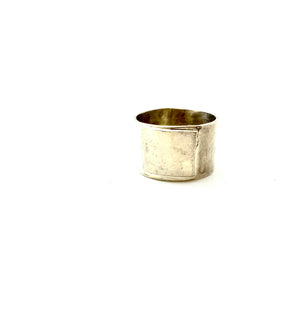 PATCHES SILVER RING