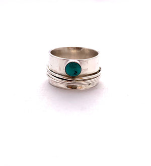 TURQUOISE SPINNER RING