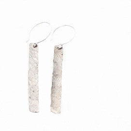 Sterling Hammered Textured Dangle Earrings Union Studio Metals